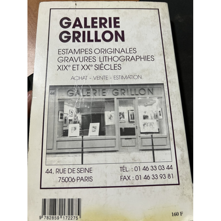 Livre La cote des lithos, gravures, affiches, sculptures, bronzes 1997 de J.-A. Akoun