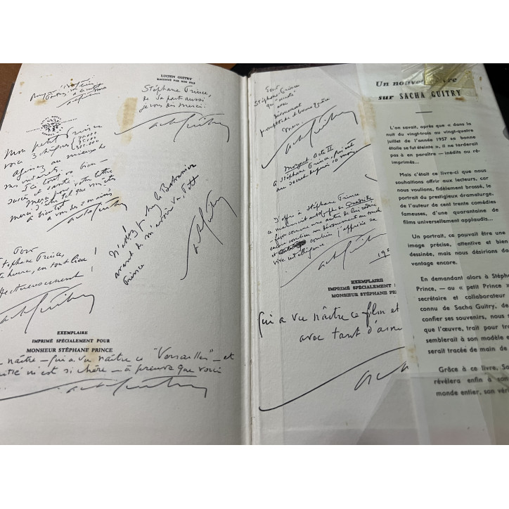 Livre Sacha Guitry Hors sa légende de Stéphane Prince