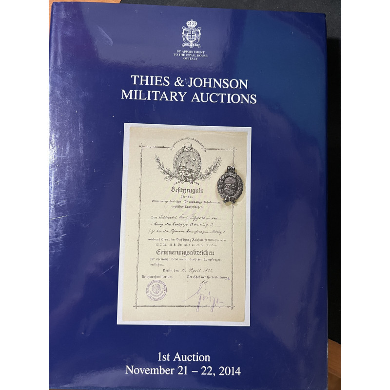 Bel Album Thies & Johnson - Military Auctions - 1st Auction
