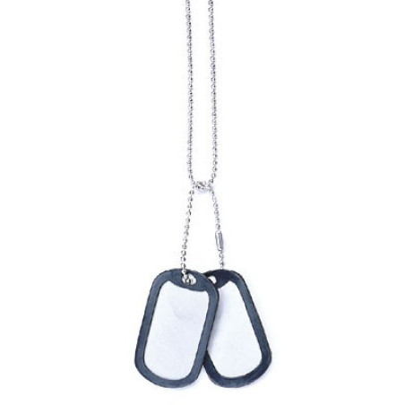Silencieux pour plaques Dog tag US BO 122