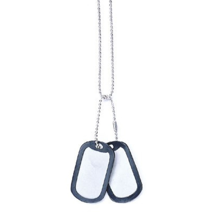 Silencieux pour plaques Dog tag  US   BO 122
