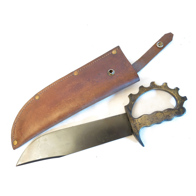 Poignard CASE 39/45 avec fourreau attache métal cuir