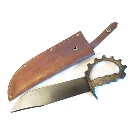 Poignard CASE 39/45 avec fourreau attache métal cuir