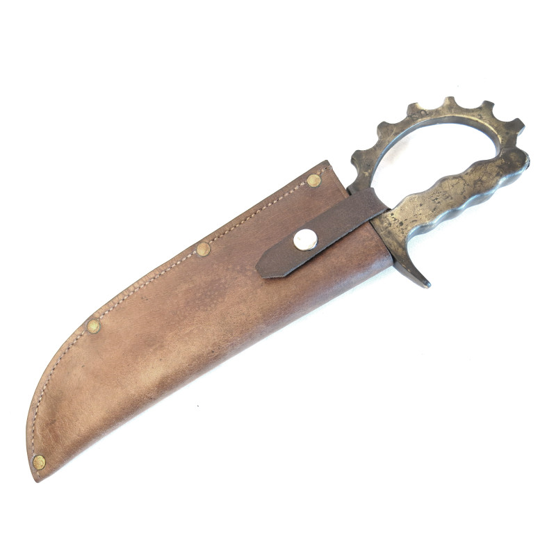 Poignard CASE 39/45 avec fourreau attache métal cuir