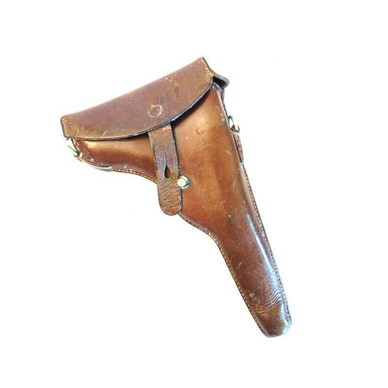 Etui cuir P08 Luger Suisse modele 1900 /1906  ref lu122