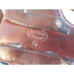 Etui cuir P08 Luger Suisse modele 1900 /1906 daté 1914  ref lu199