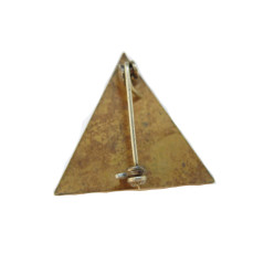 Insigne emaillé original 7 th tankiste ref bo 12