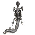 Statuette métallique de Godzilla