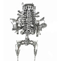 Statuette métallique du Predator avec sa hache