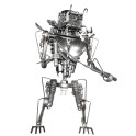 Statuette métallique du Predator avec nunchakus