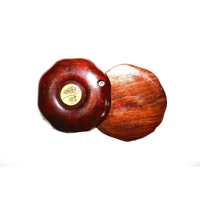 Boussole astrologique bois asiatique bateau de pêcheur