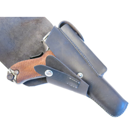Etui cuir noir P08 Luger