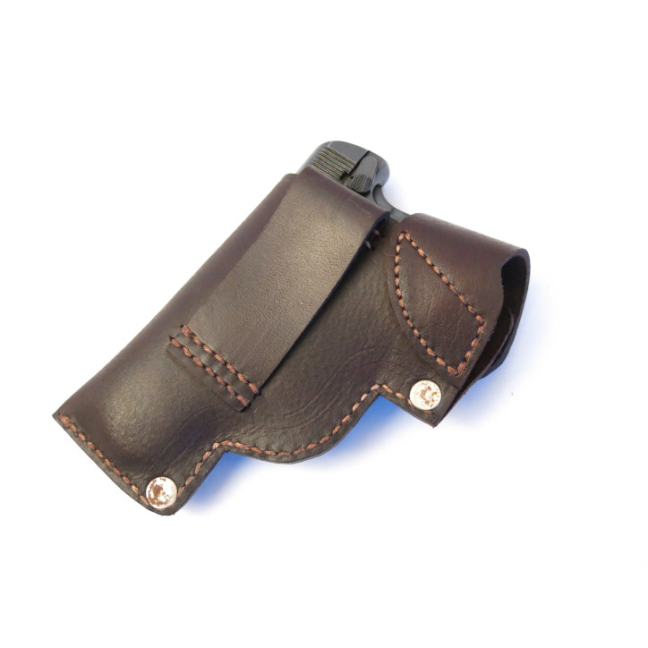 Etui cuir de ceinture pour 6.35 FN Browning 1906 Etui cuir de ceinture pour 6.35 FN Browning 1906