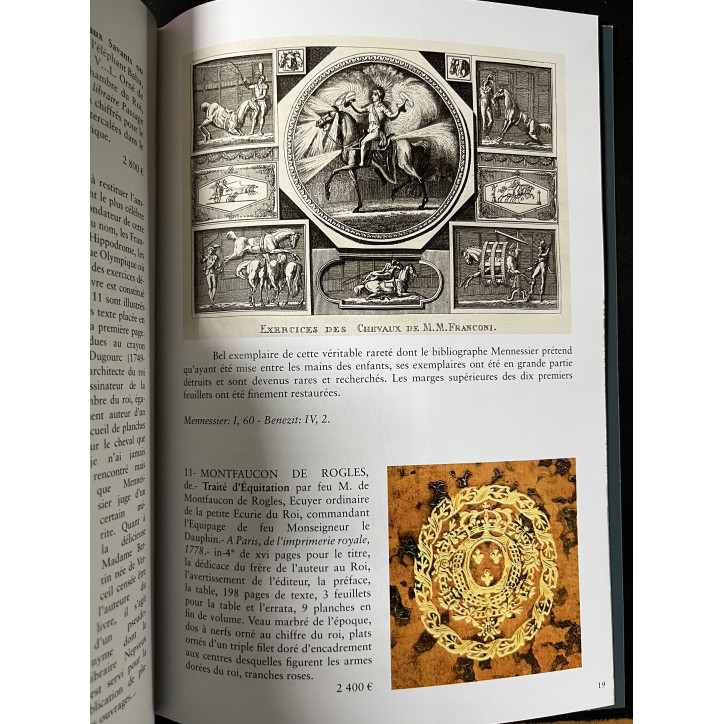 Catalogue 63 Littérature équestre ancienne - Librairie Philippica de P. Deblaise