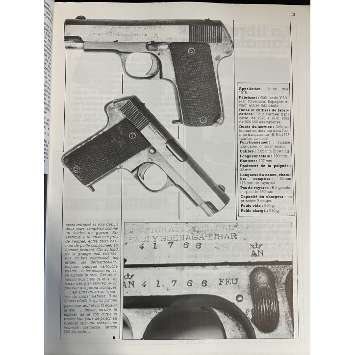 Revue L'amateur d'Armes No 10