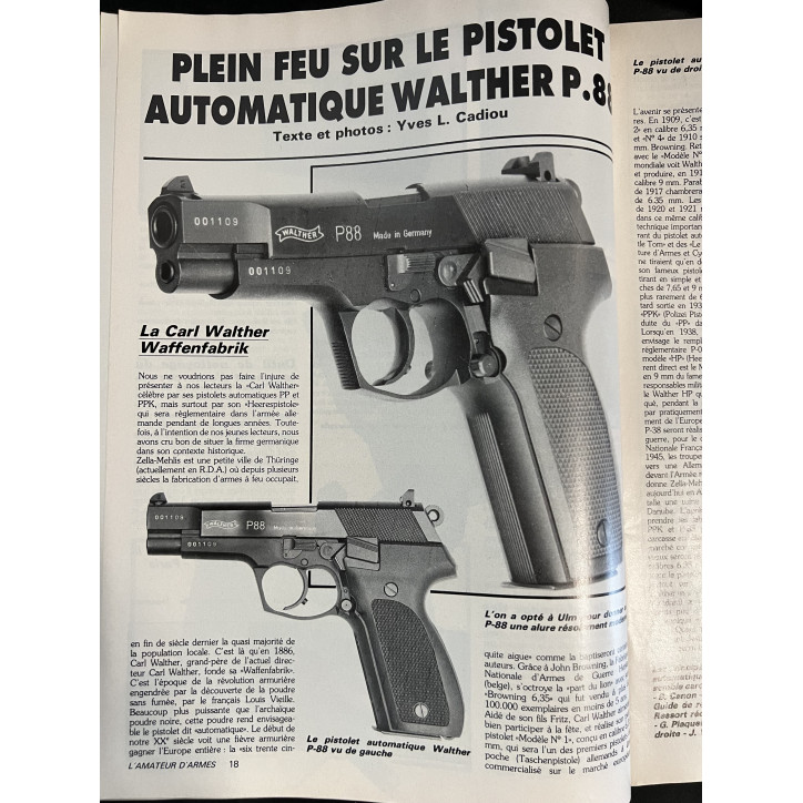 Revue L'Amateur d'Armes No 82