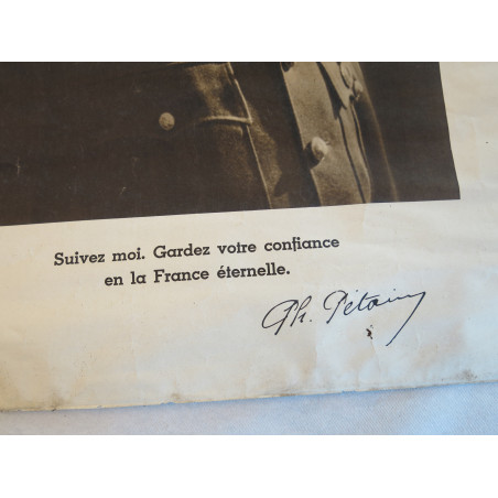 Affiche originale Petain 1940 ref af 488