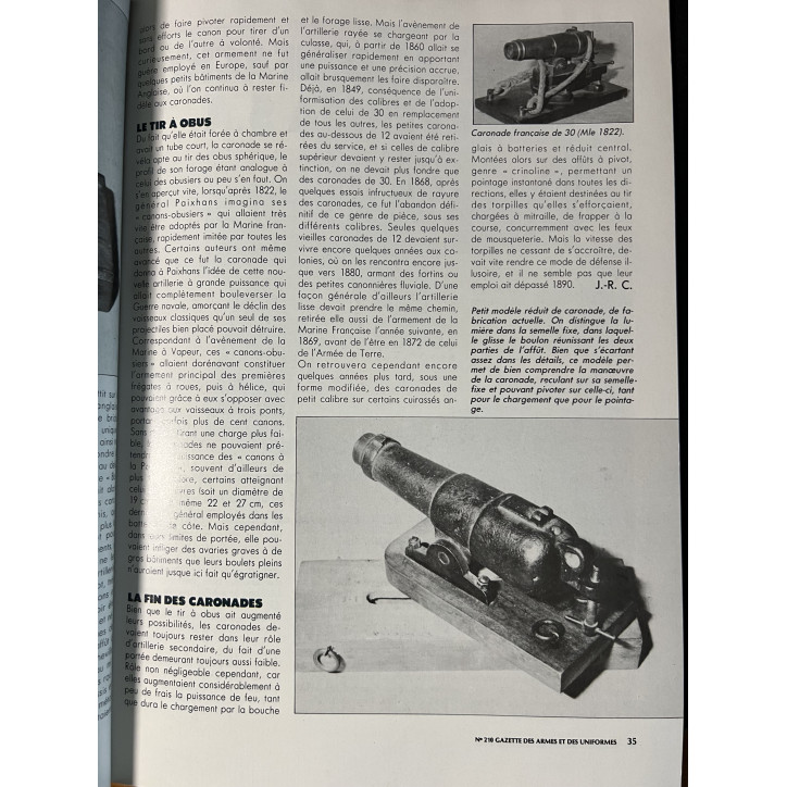 Revue Gazette des Armes & Uniformes No 210