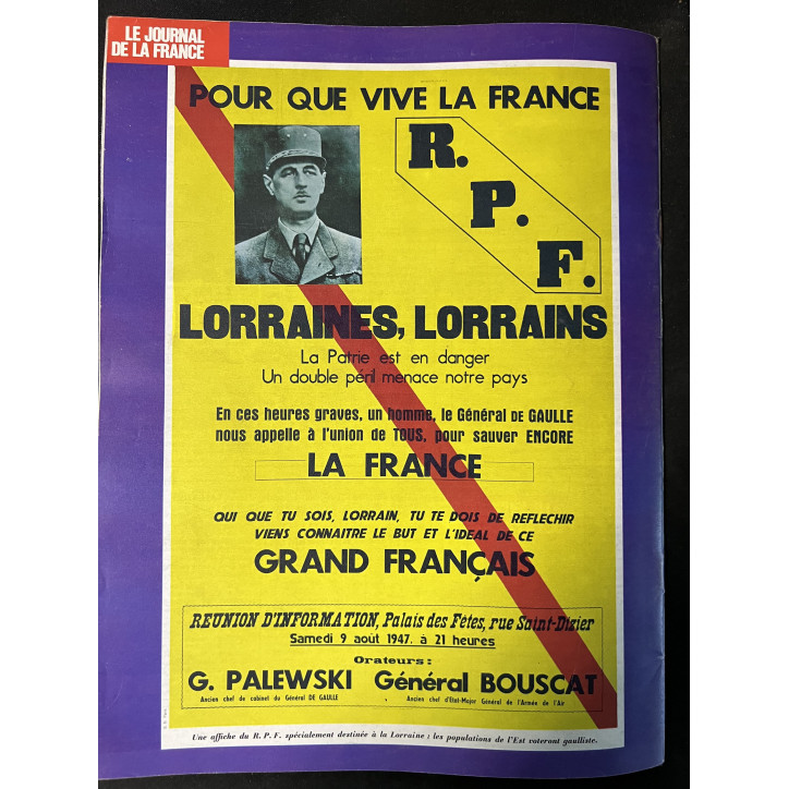 Revue Le Journal de la France 114 : Les années 40 - L'interim : Paul Ramadier