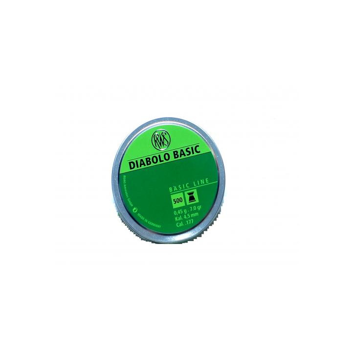 Boite de 500 plomb diabolo 4.5 Basic Réf PB410