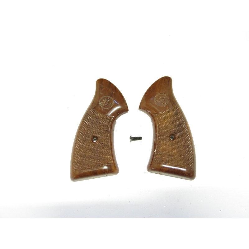 Paire de plaquettes revolver Luger 99 9 mm Flobert     bo 12 2022