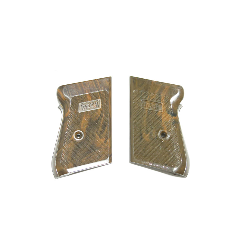 Plaquettes de crosse bakélite pistolet RECK ref 34 bo 12 2022 