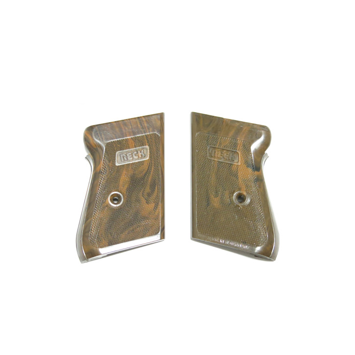 Plaquettes de crosse bakelite pistolet RECK ref 34 bo 12 2022 