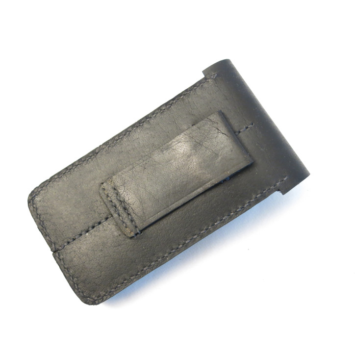 Porte chargeur cuir P08 Luger couleur noire