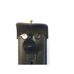 Porte chargeur cuir P08 Luger couleur noire