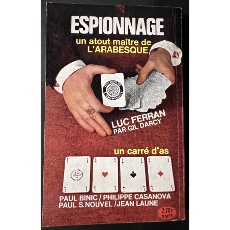 Roman d'espionnage Luc Ferran sonne le glas de Gil Darcy