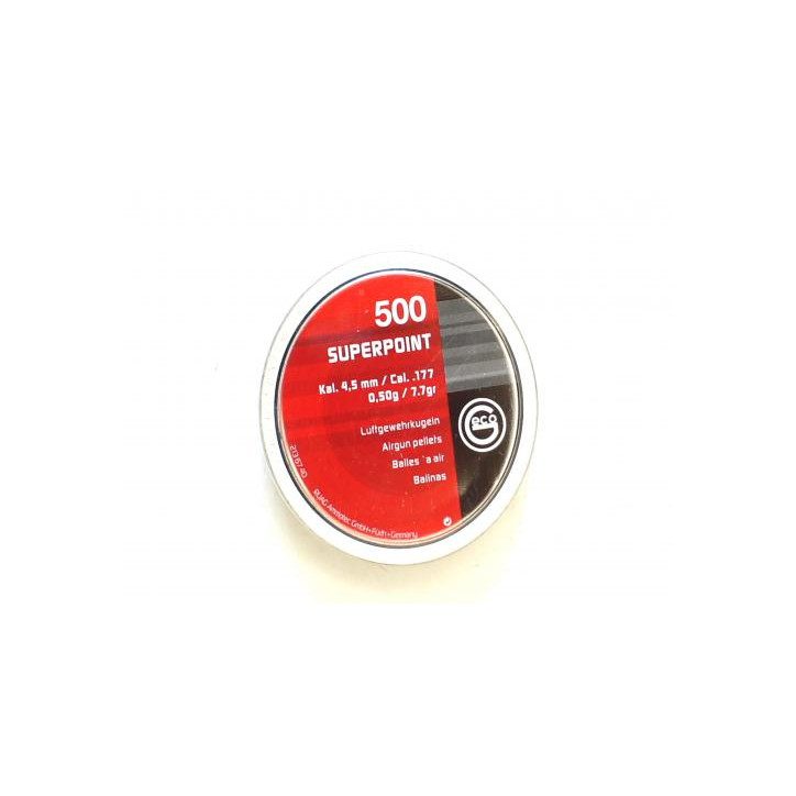 Boite de 500 plomb diabolo 4.5 superpoint ref PB416
