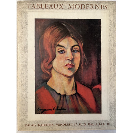 Album tableaux modernes- Palais Galliera- 17 juin 1966