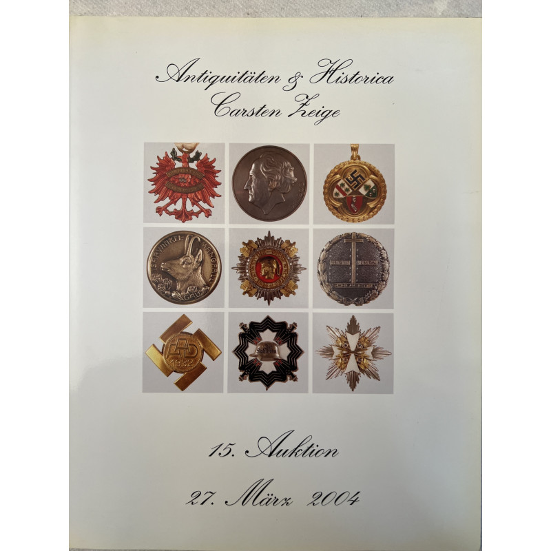Album Antiquitäten & Historica Carsten Zeige - 15 Auktion 27 Mar 2004