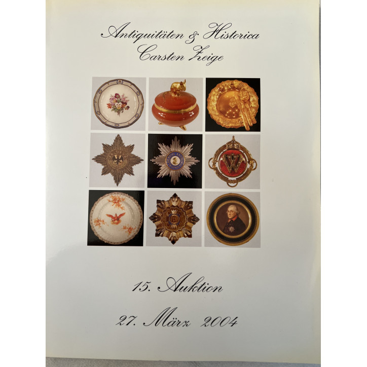 Album Antiquitäten & Historica Carsten Zeige - 15 Auktion 27 Mar 2004