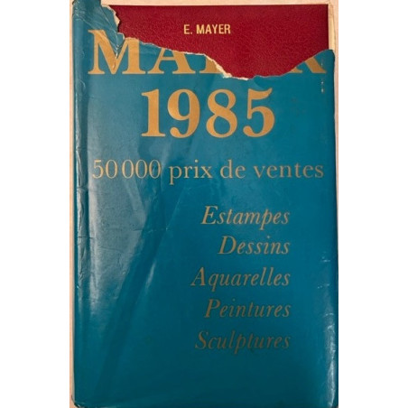 Annuaire International des ventes Peintures et sculptures de 1985 ed Mayer