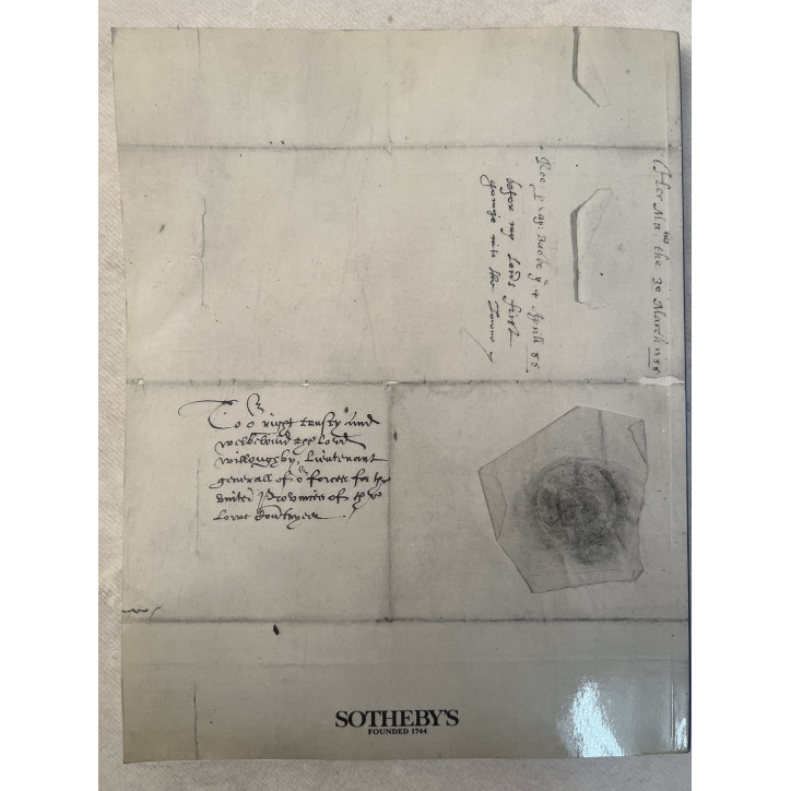 Album de vente de Sotheby's spécial English literature and History