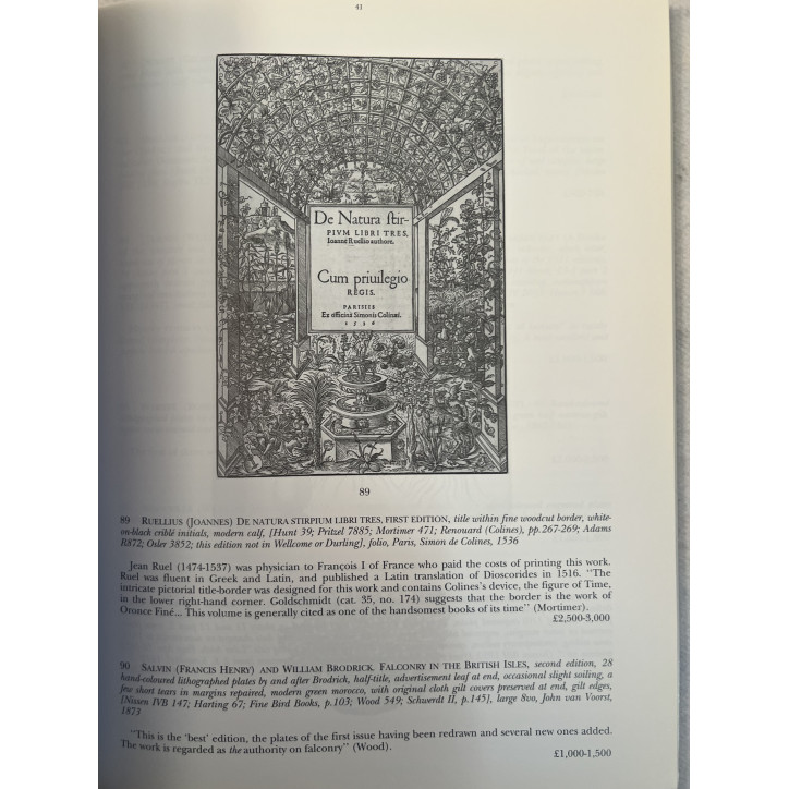 Album de Vente de Sotheby's spécial Atlases, Travel and Natural History