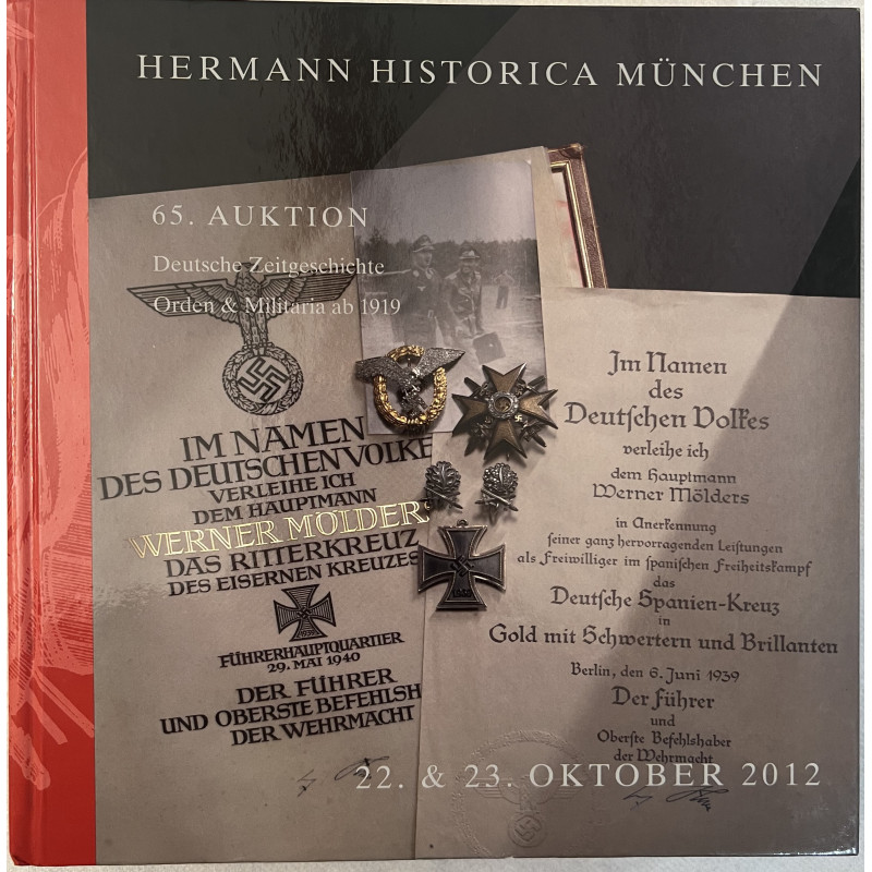 Album des ventes d'Hermann Historica München de 22-23 Oct 2012 sur le IIIe Reich