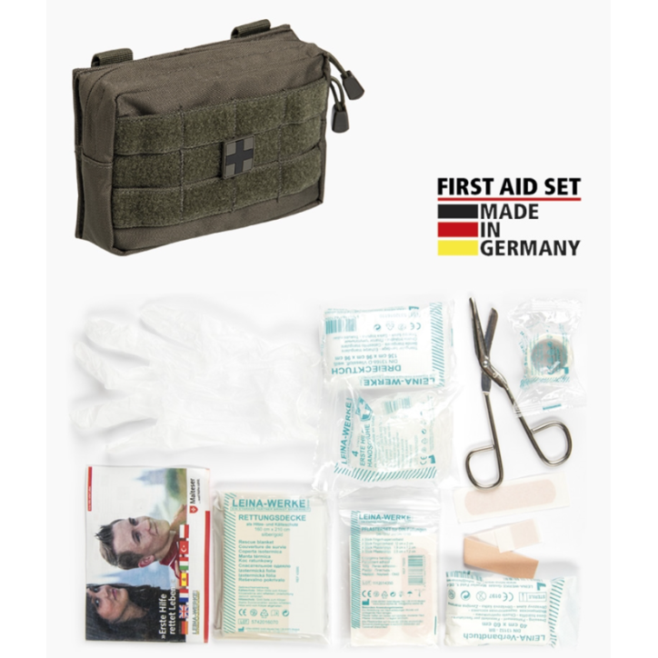 Trousse premier secours Leina Pro Miltec 25 pièces