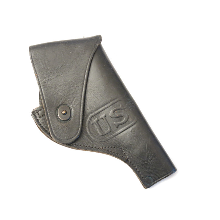 Etui cuir revolver Smith et Wesson 38 MRT 1966  ref ET 688