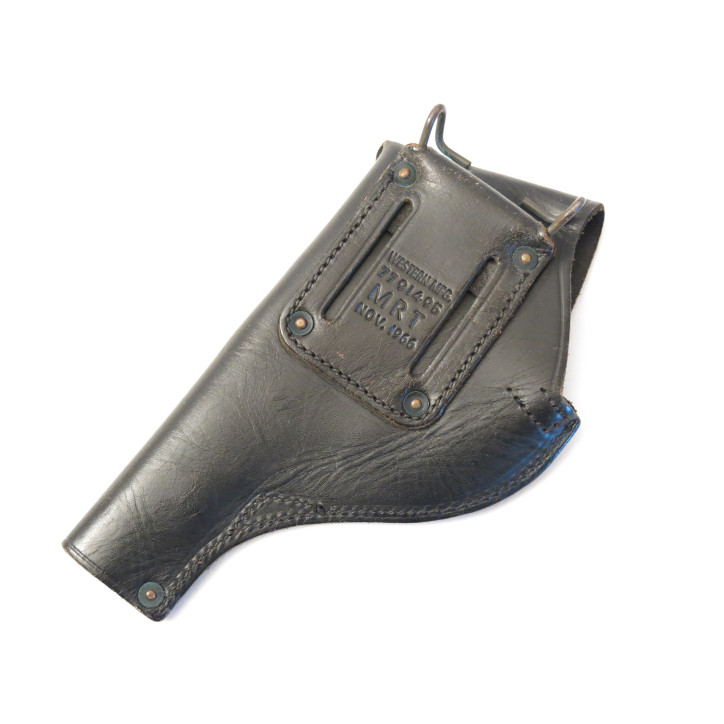 Etui cuir revolver Smith et Wesson 38 MRT 1966  ref ET 688