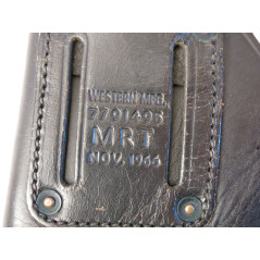 Etui cuir revolver Smith et Wesson 38 MRT 1966  ref ET 688