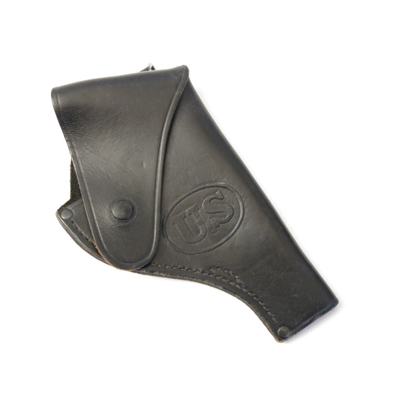 Etui cuir US Vietnam revolver Smith et Wesson 38 Hunter corp   ref ET 633