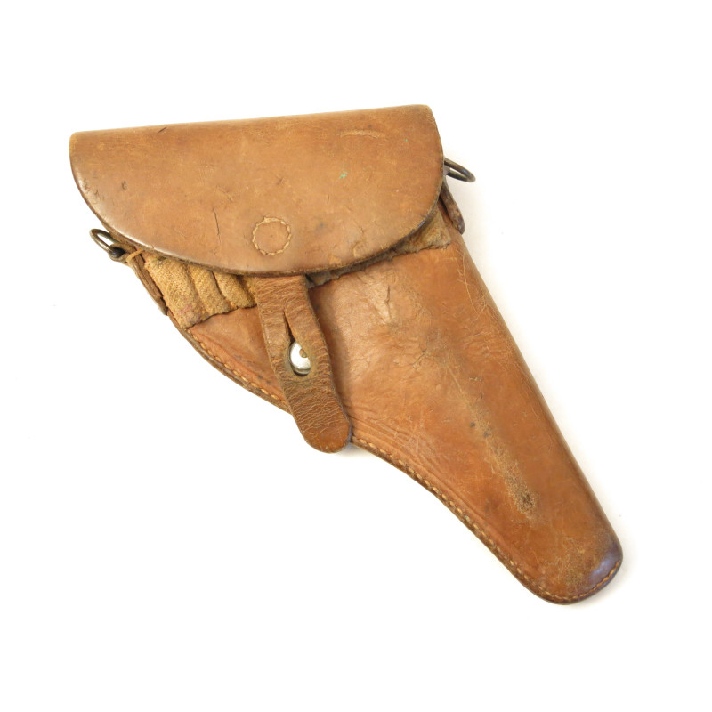 Etui cuir revolver Suisse 1882  daté 1916 ref et 755