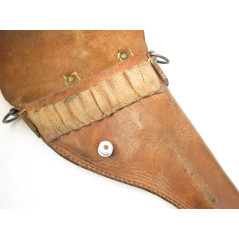 Etui cuir revolver Suisse 1882 daté 1916 ref et 755