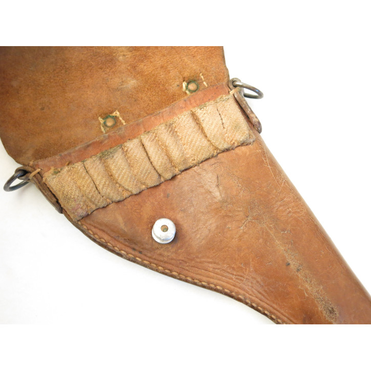 Etui cuir revolver Suisse 1882  daté 1916 ref et 755