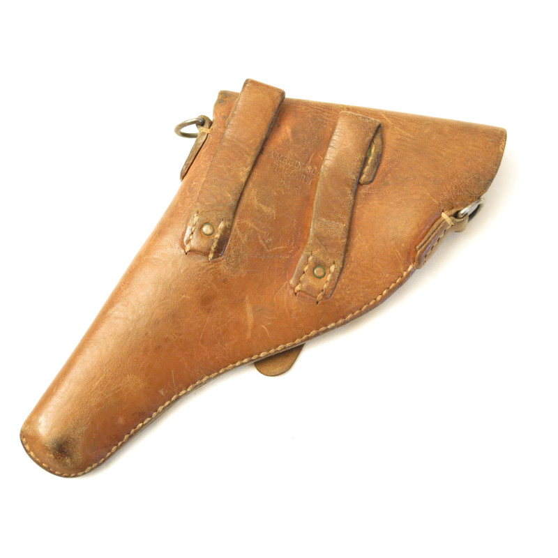 Etui cuir revolver Suisse 1882  daté 1916 ref et 755