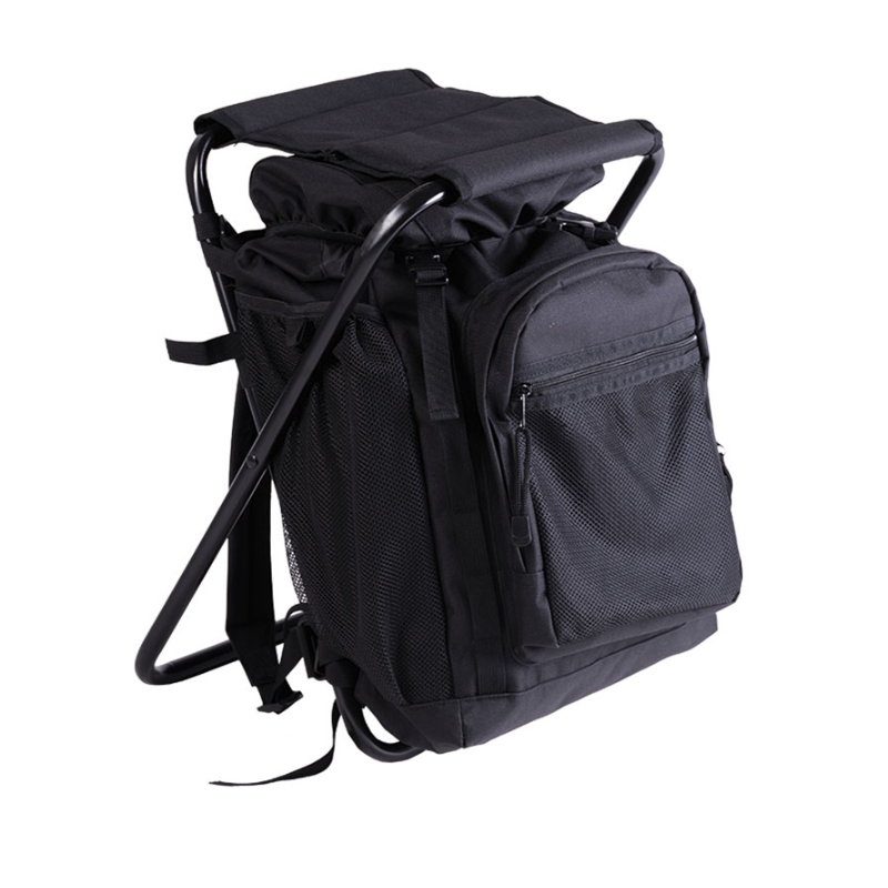 Sac à dos avec tabouret Noir