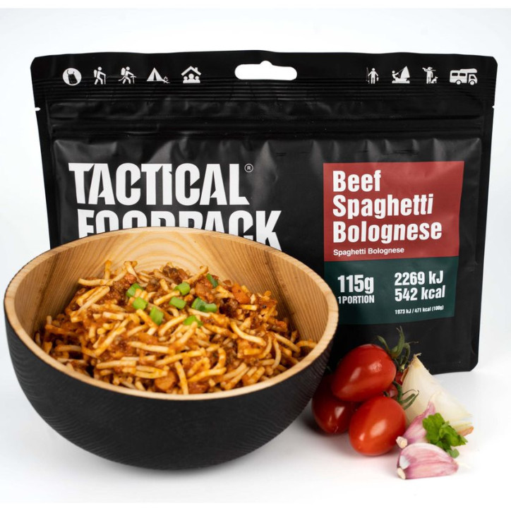 Ration de survie Bœuf spaghetti Bolognaise
