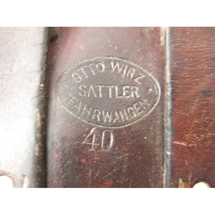 Etui cuir revolver Suisse 1882  daté 1940 ref et 742